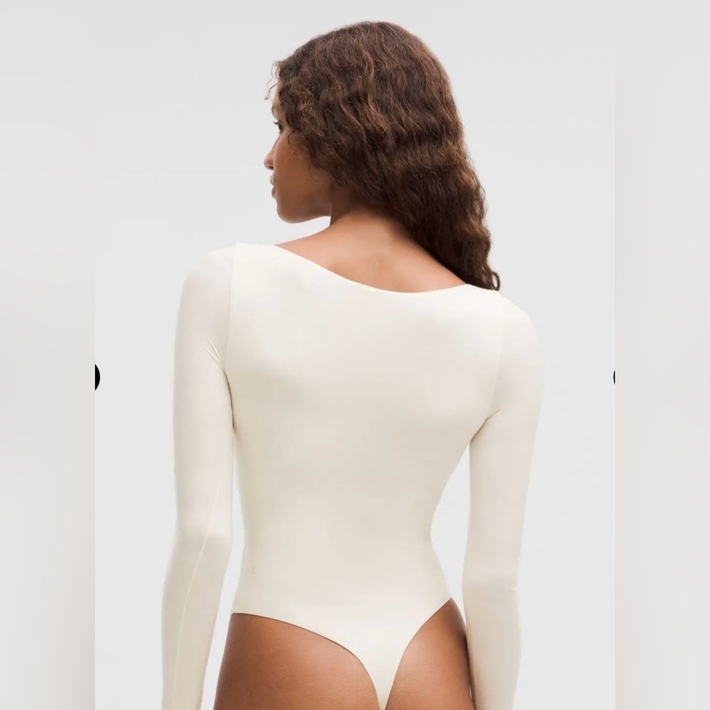 Wundermost Ultra-Soft Nulu Wrap-Front Long-Sleeve Bodysuit NWT Size S - Picture 2 of 4